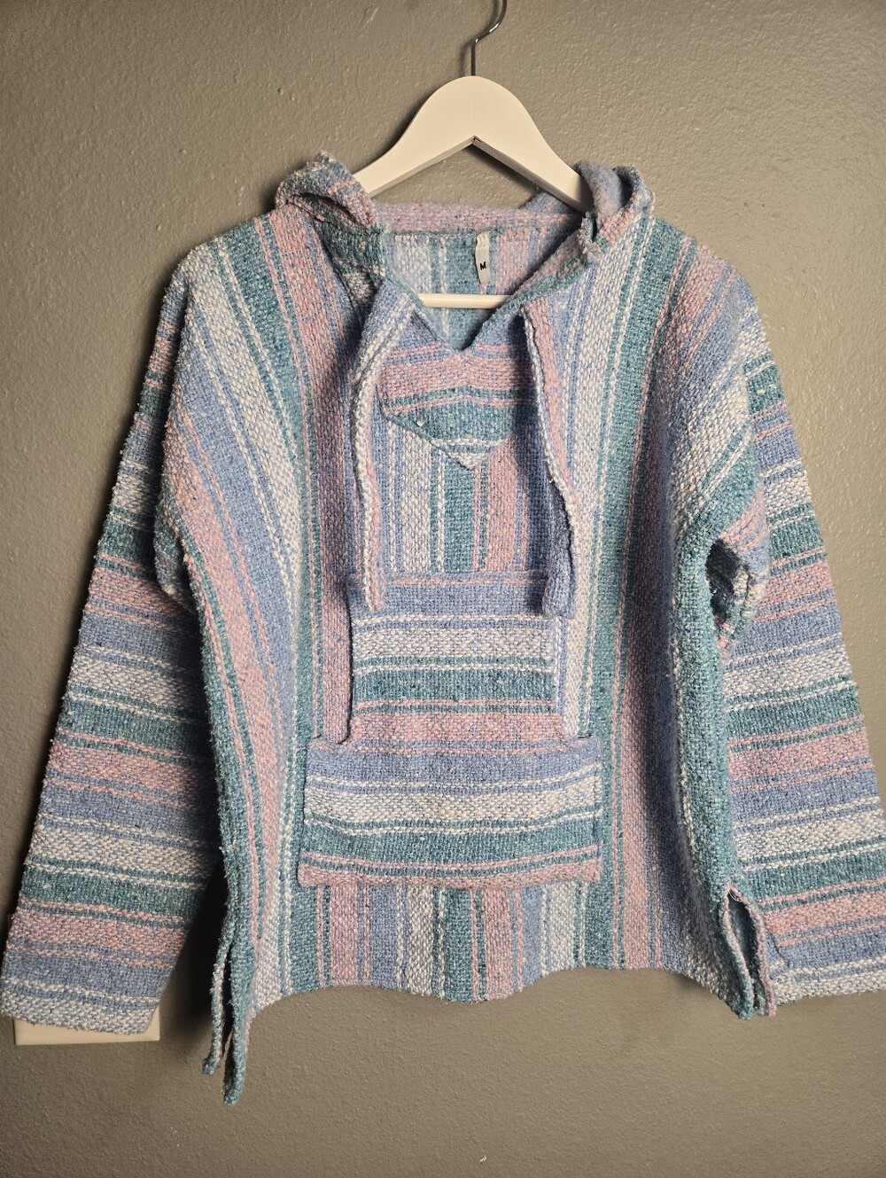 Baja Pastel Blue & Pink Sweater